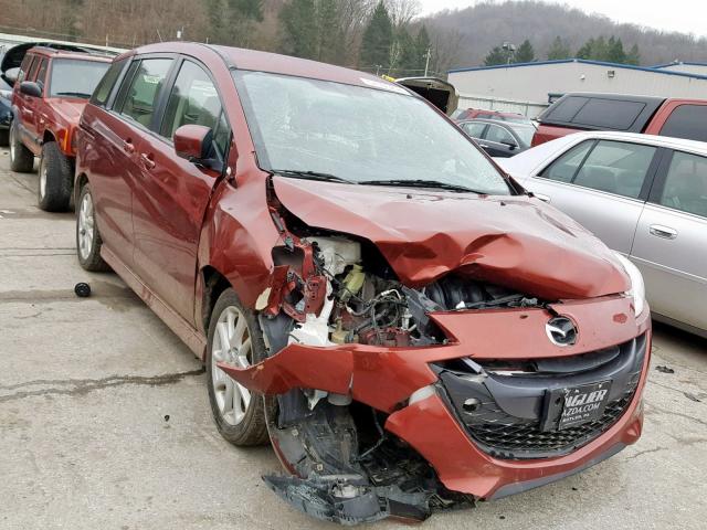 JM1CW2CL5C0127831 - 2012 MAZDA 5 BURGUNDY photo 1