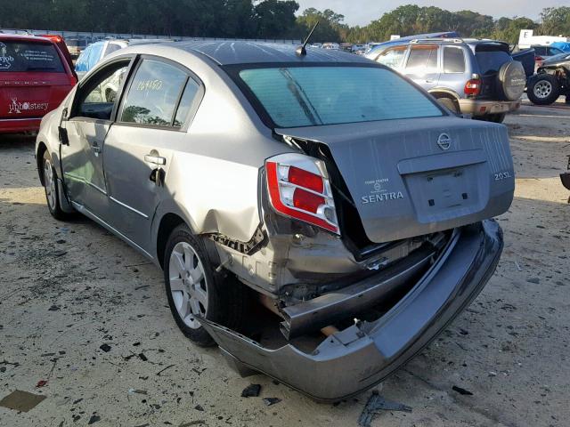 3N1AB61E57L675757 - 2007 NISSAN SENTRA 2.0 GRAY photo 3