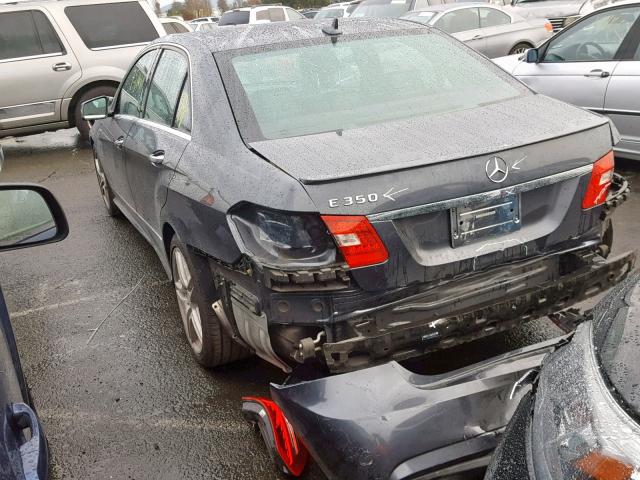 WDDHF5KB8DA735778 - 2013 MERCEDES-BENZ E 350 GRAY photo 3