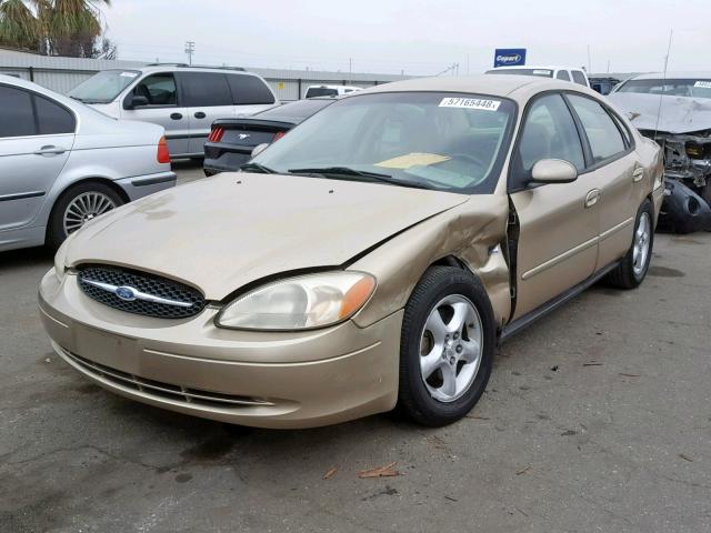 1FAFP55S81G187791 - 2001 FORD TAURUS SES GOLD photo 2