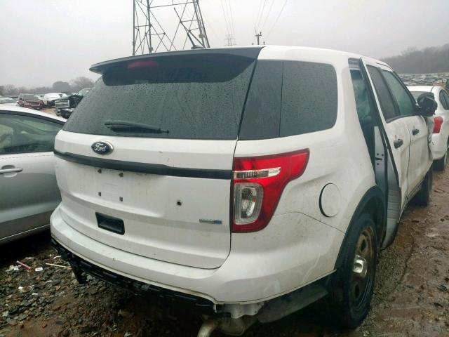 1FM5K8ARXEGC40825 - 2014 FORD EXPLORER P WHITE photo 4