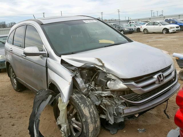 JHLRE3H70AC006475 - 2010 HONDA CR-V EXL SILVER photo 1