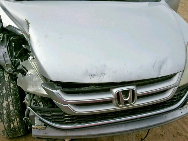 JHLRE3H70AC006475 - 2010 HONDA CR-V EXL SILVER photo 7