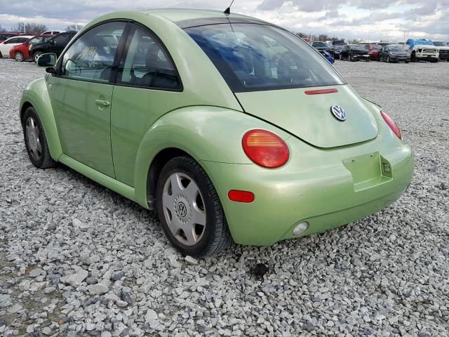 3VWDD21CXYM453302 - 2000 VOLKSWAGEN NEW BEETLE GREEN photo 3