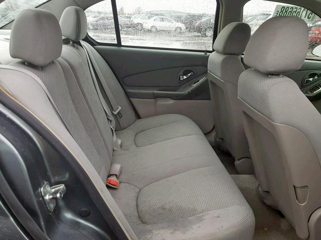 1G1ZS51F56F255419 - 2006 CHEVROLET MALIBU LS GRAY photo 6