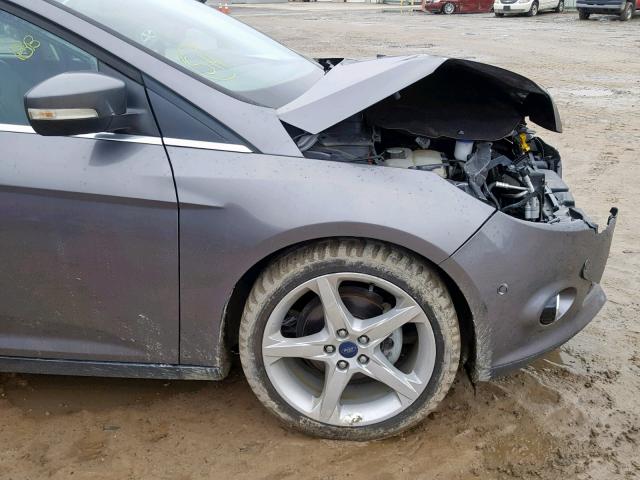 1FADP3N26DL284527 - 2013 FORD FOCUS TITA GRAY photo 9