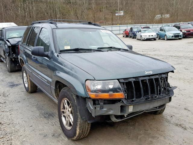 1J8GW48S14C234798 - 2004 JEEP GRAND CHER GREEN photo 1