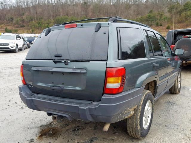 1J8GW48S14C234798 - 2004 JEEP GRAND CHER GREEN photo 4