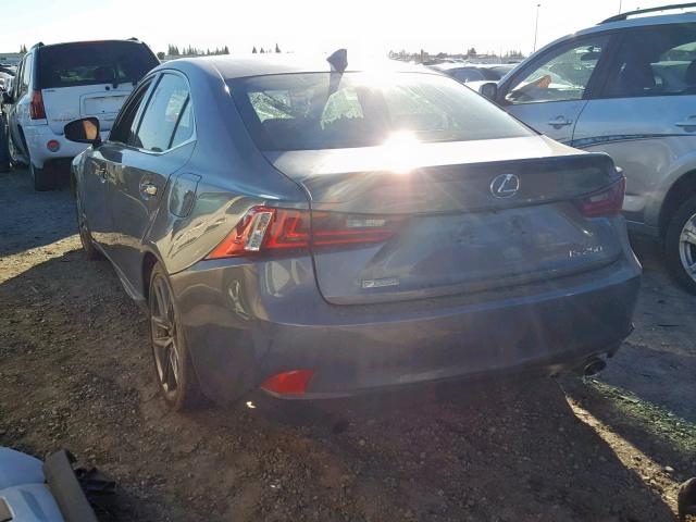 JTHBF1D21F5060632 - 2015 LEXUS IS 250 GRAY photo 3