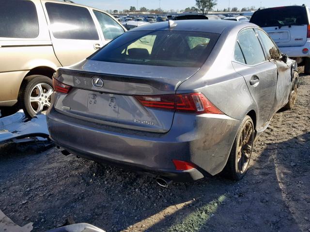 JTHBF1D21F5060632 - 2015 LEXUS IS 250 GRAY photo 4