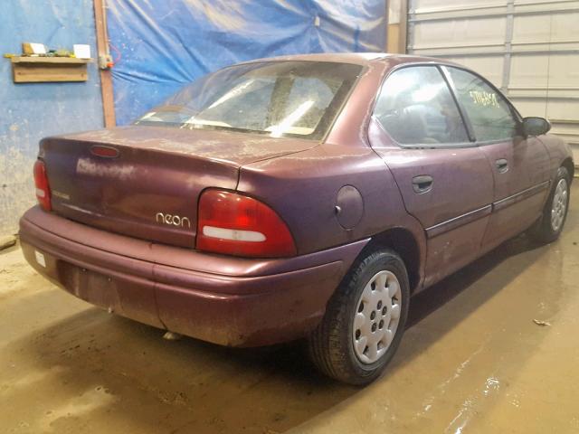 3B3ES47CXXT502620 - 1999 DODGE NEON HIGHL PURPLE photo 4