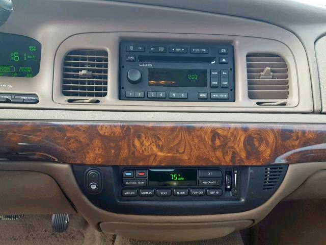 2MEFM75W35X667995 - 2005 MERCURY GRAND MARQ TAN photo 9