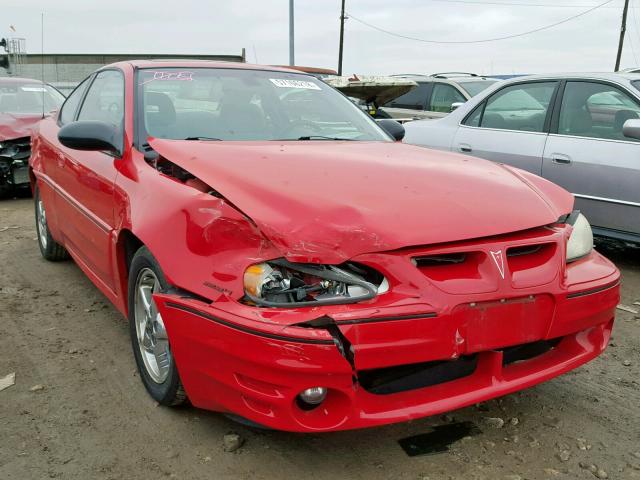 1G2NW12E43C226133 - 2003 PONTIAC GRAND AM G RED photo 1