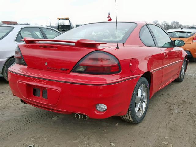 1G2NW12E43C226133 - 2003 PONTIAC GRAND AM G RED photo 4