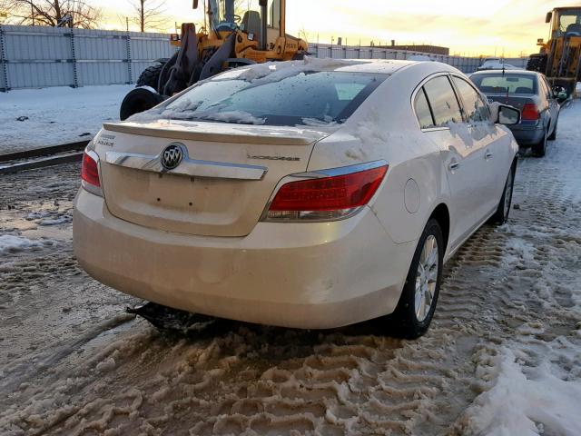 1G4GC5ER9CF293288 - 2012 BUICK LACROSSE WHITE photo 4