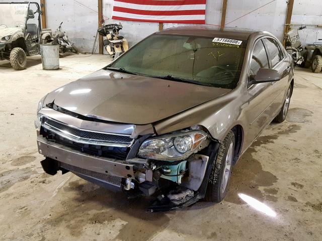 1G1ZC5E0XCF280248 - 2012 CHEVROLET MALIBU 1LT 棕色 照片 2
