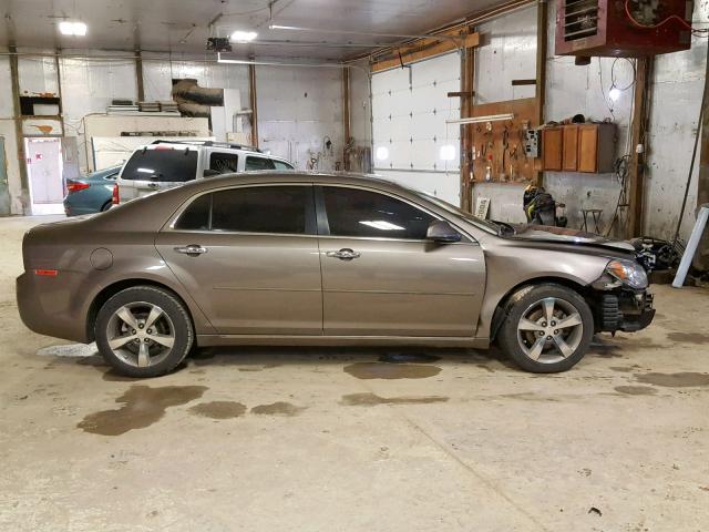 1G1ZC5E0XCF280248 - 2012 CHEVROLET MALIBU 1LT 棕色 照片 9