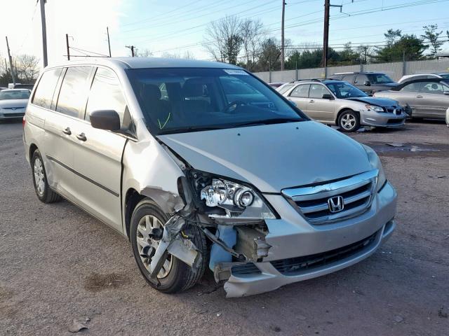 5FNRL38297B012245 - 2007 HONDA ODYSSEY LX SILVER photo 1