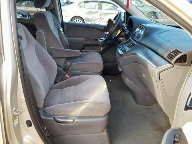 5FNRL38297B012245 - 2007 HONDA ODYSSEY LX SILVER photo 5