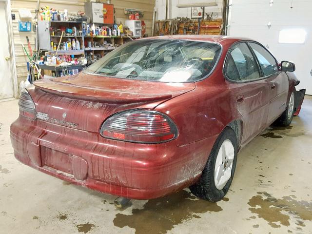 1G2WK52J33F172262 - 2003 PONTIAC GRAND PRIX RED photo 4