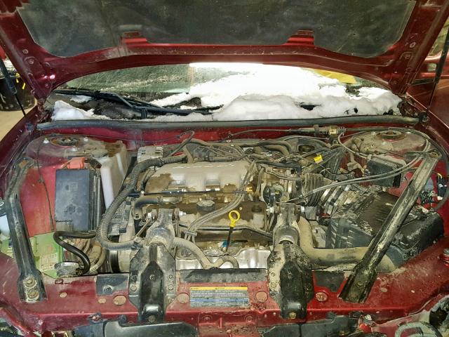 1G2WK52J33F172262 - 2003 PONTIAC GRAND PRIX RED photo 7
