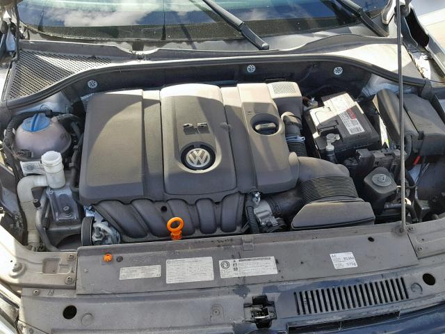 1VWAP7A36DC002466 - 2013 VOLKSWAGEN PASSAT S SILVER photo 7