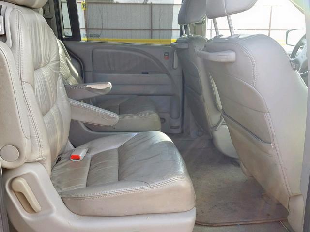 5FNRL38758B094018 - 2008 HONDA ODYSSEY EX GRAY photo 6