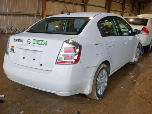 3N1AB61E28L678665 - 2008 NISSAN SENTRA 2.0 WHITE photo 4