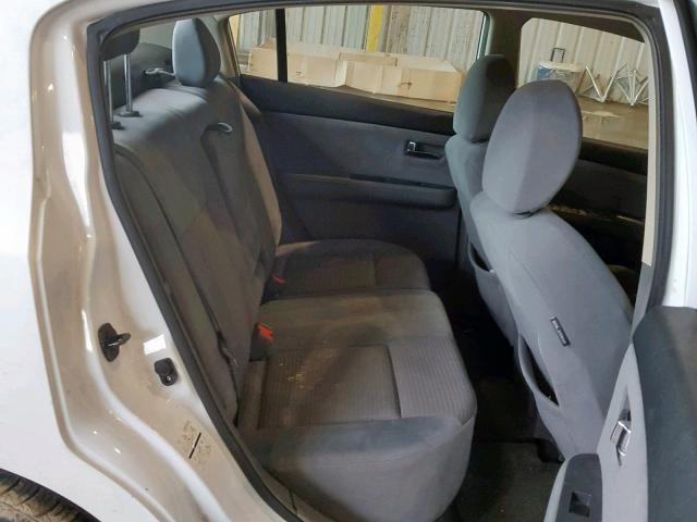 3N1AB61E28L678665 - 2008 NISSAN SENTRA 2.0 WHITE photo 6