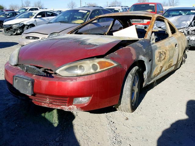 1ZWFT61L015603962 - 2001 MERCURY COUGAR V6 BURN photo 2