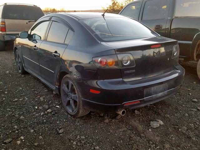 JM1BK123X41214834 - 2004 MAZDA 3 S BLACK photo 3