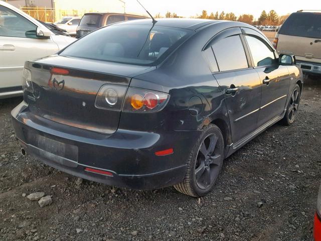 JM1BK123X41214834 - 2004 MAZDA 3 S BLACK photo 4