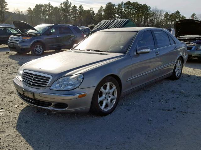 WDBNG83J56A464343 - 2006 MERCEDES-BENZ S 430 4MAT GRAY photo 2