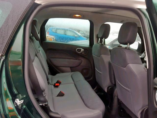 ZFBCFADHXGZ037597 - 2016 FIAT 500L TREKK GREEN photo 6