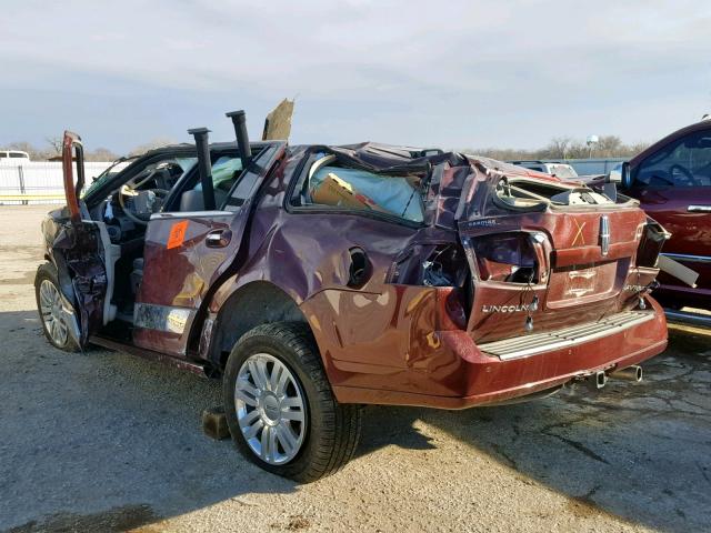 5LMJJ2H52BEJ05926 - 2011 LINCOLN NAVIGATOR MAROON photo 3