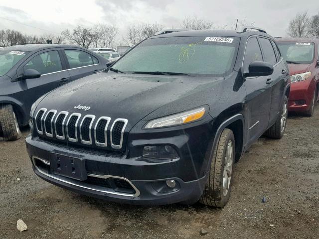 1C4PJLDB6HD233667 - 2017 JEEP CHEROKEE L BLACK photo 2