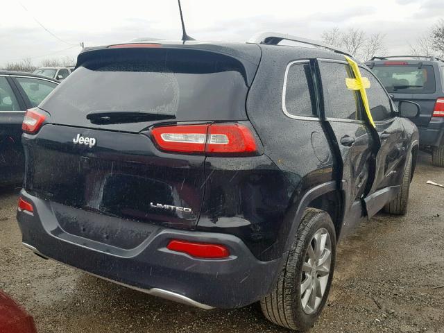 1C4PJLDB6HD233667 - 2017 JEEP CHEROKEE L BLACK photo 4