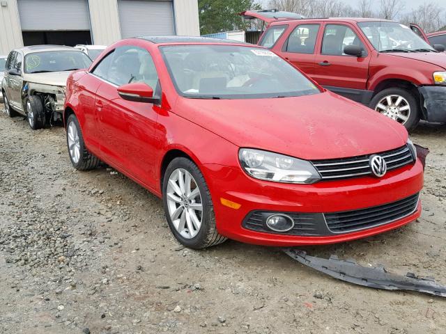 WVWBW8AH1EV002148 - 2014 VOLKSWAGEN EOS KOMFOR RED photo 1