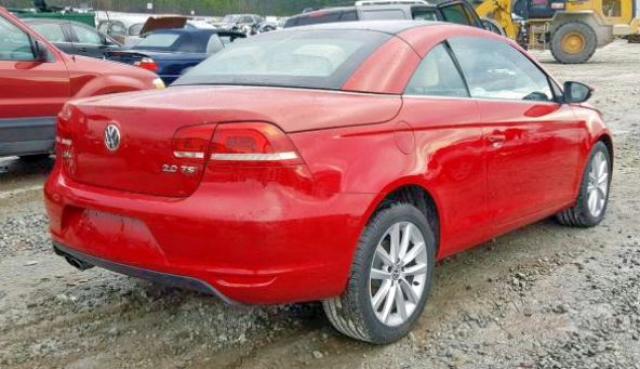 WVWBW8AH1EV002148 - 2014 VOLKSWAGEN EOS KOMFOR RED photo 4