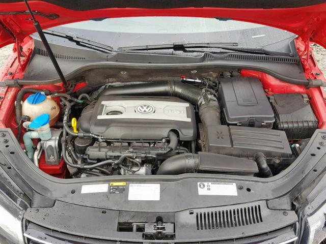 WVWBW8AH1EV002148 - 2014 VOLKSWAGEN EOS KOMFOR RED photo 7