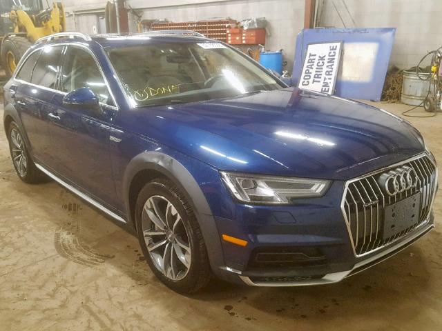 WA18NBF45JA128377 - 2018 AUDI A4 ALLROAD BLUE photo 1