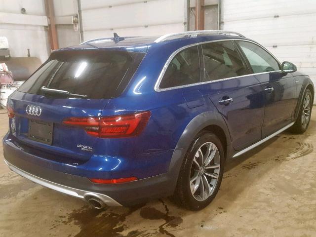 WA18NBF45JA128377 - 2018 AUDI A4 ALLROAD BLUE photo 4