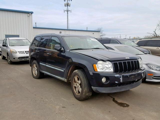 1J8GR48K17C590065 - 2007 JEEP GRAND CHER BLACK photo 1