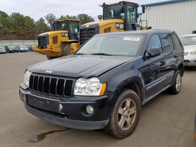 1J8GR48K17C590065 - 2007 JEEP GRAND CHER BLACK photo 2