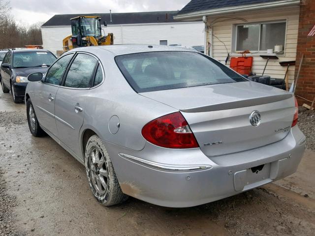 2G4WD532851287832 - 2005 BUICK LACROSSE C SILVER photo 3