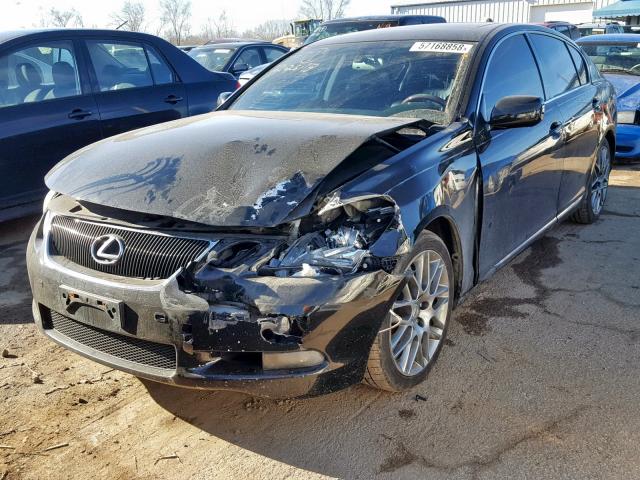 JTHBC96S875004807 - 2007 LEXUS GS 450H BLACK photo 2