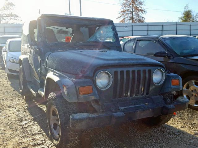 1J4FY19S7XP465089 - 1999 JEEP WRANGLER / GREEN photo 1