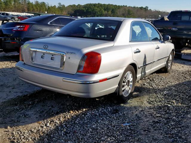 KMHFU45E75A422242 - 2005 HYUNDAI XG 350 SILVER photo 4