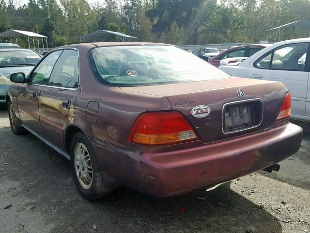 JH4UA2652TC013802 - 1996 ACURA 2.5TL BURGUNDY photo 3