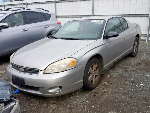 2G1WM15K769166666 - 2006 CHEVROLET MONTE CARL SILVER photo 2